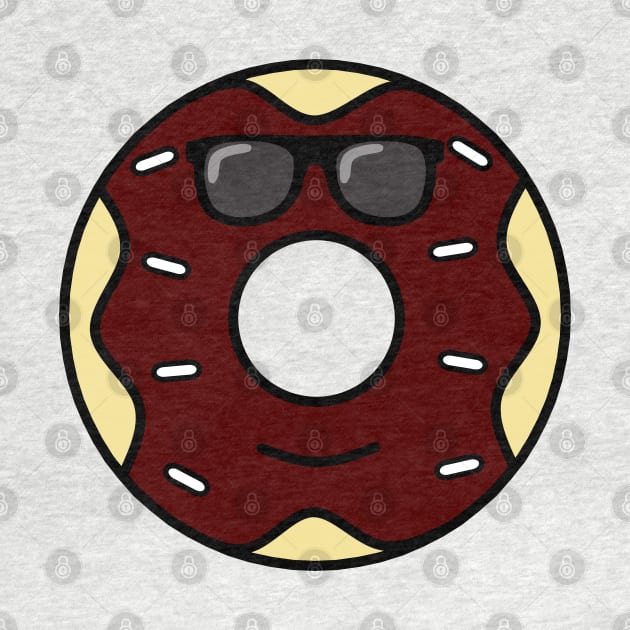 The Maroon and White Donut by Bubba Creative